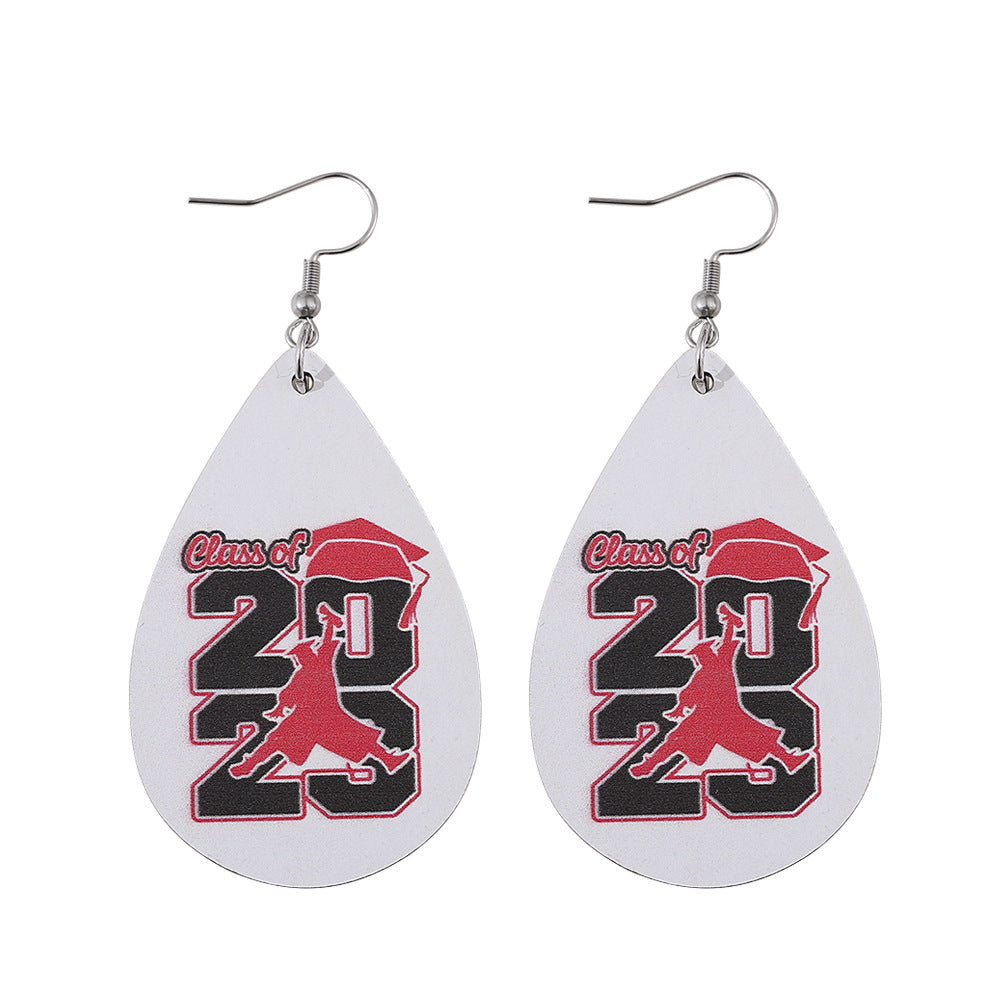 Pendientes de madera redondos para el agua de soltero al por mayor